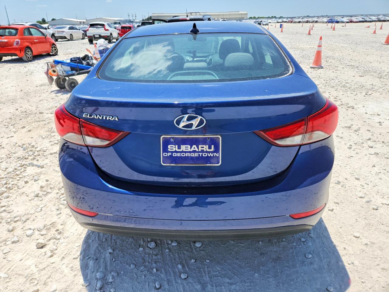 2015 Hyundai Elantra Se Blue vin: 5NPDH4AE6FH649325