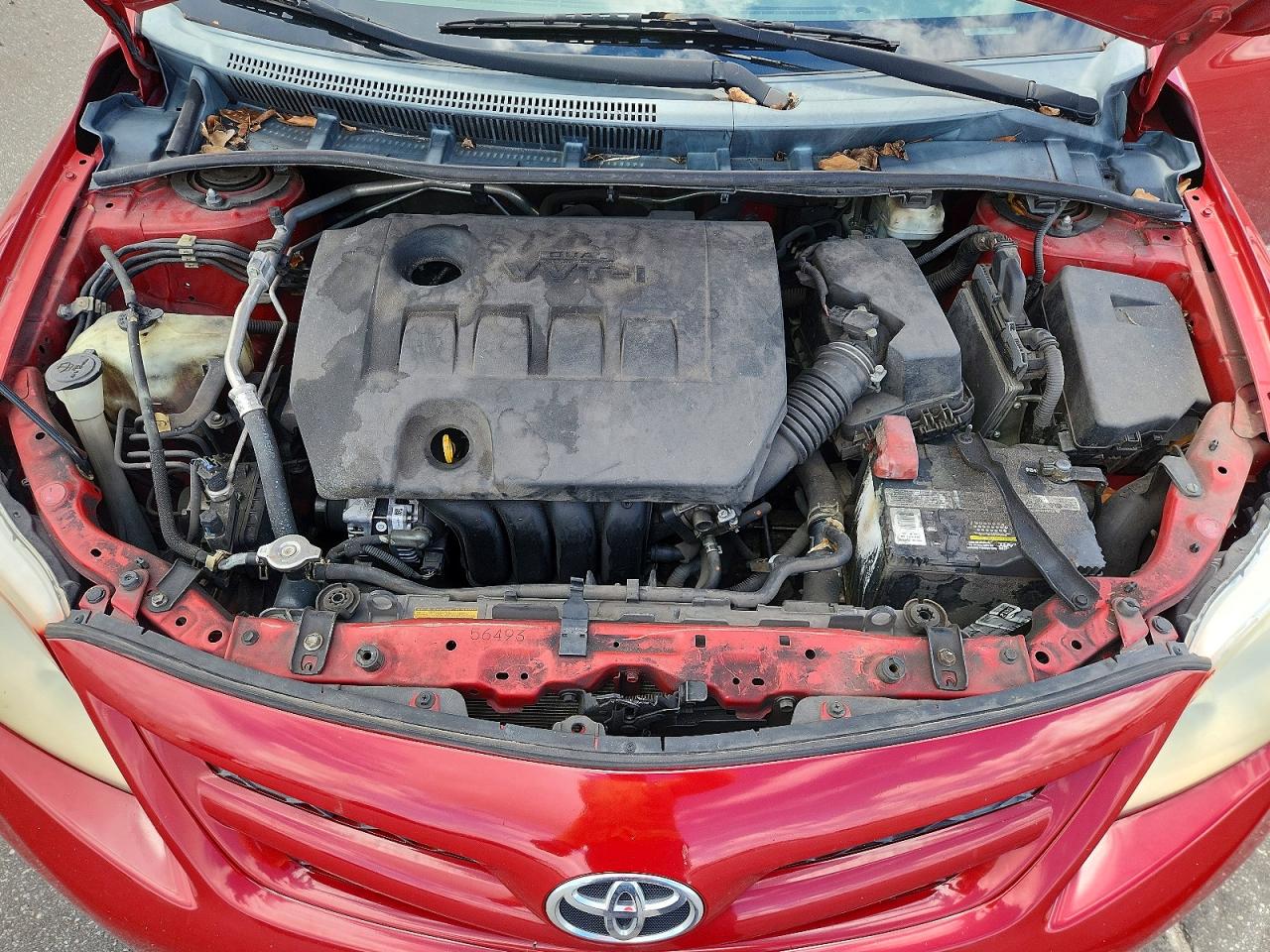 2013 Toyota Corolla L Red vin: 2T1BU4EE4DC964346