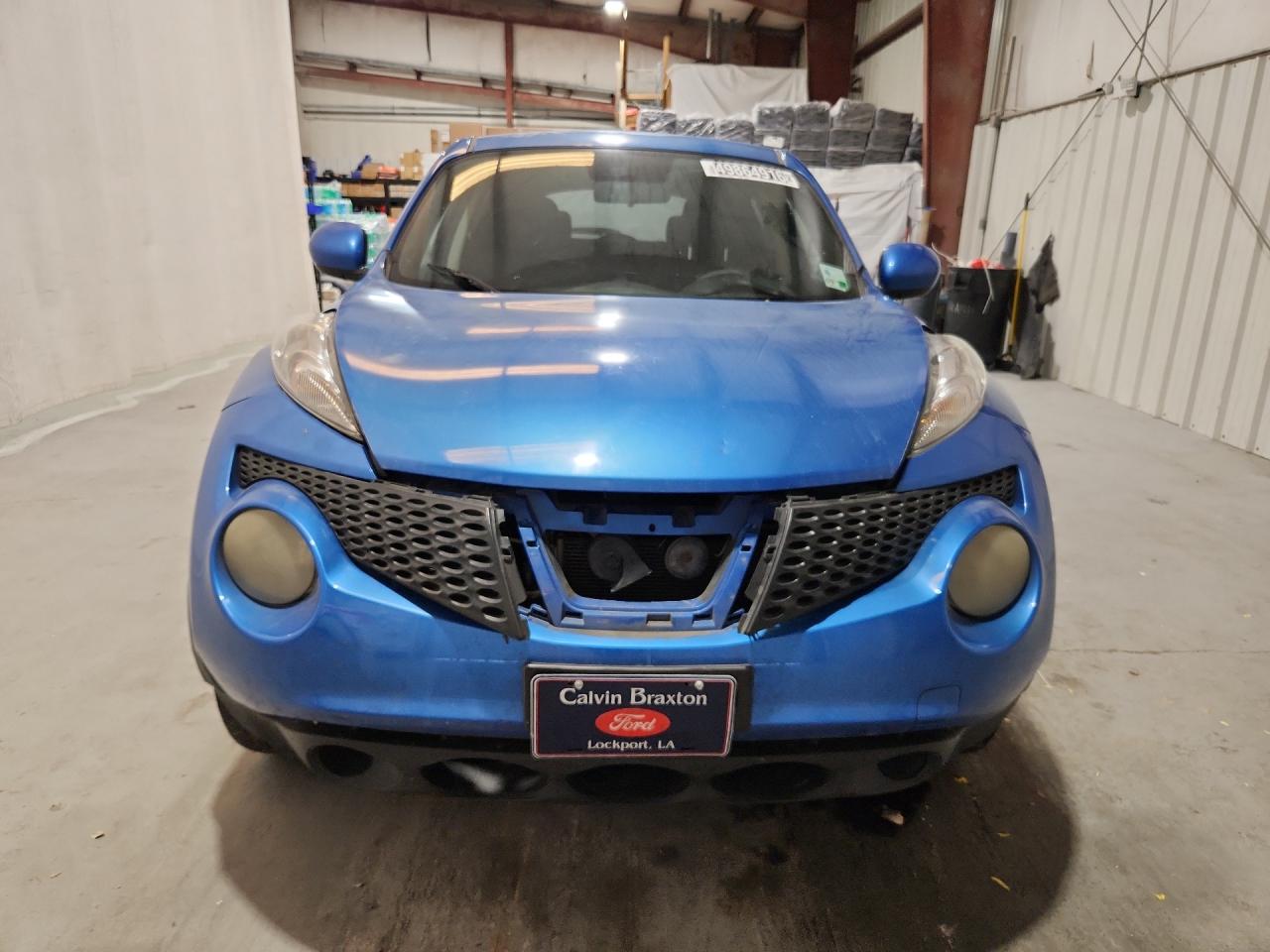 2012 Nissan Juke S Blue vin: JN8AF5MV5CT120941 Damage: Hood, Dent(S) W/No Paint Dmg, 1 To 2 Inches