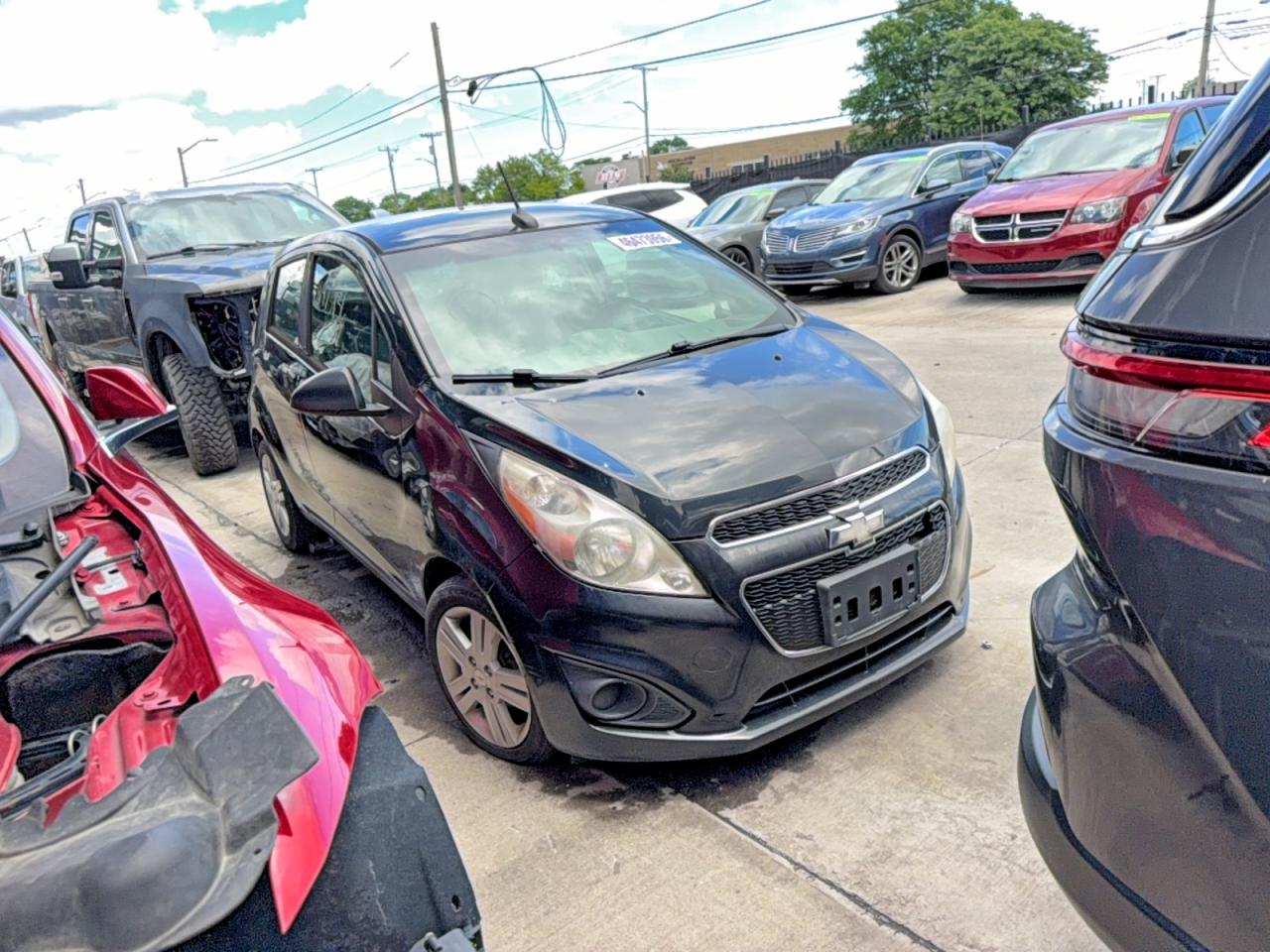 2014 Chevrolet Spark 1lt Black vin: KL8CD6S97EC502325