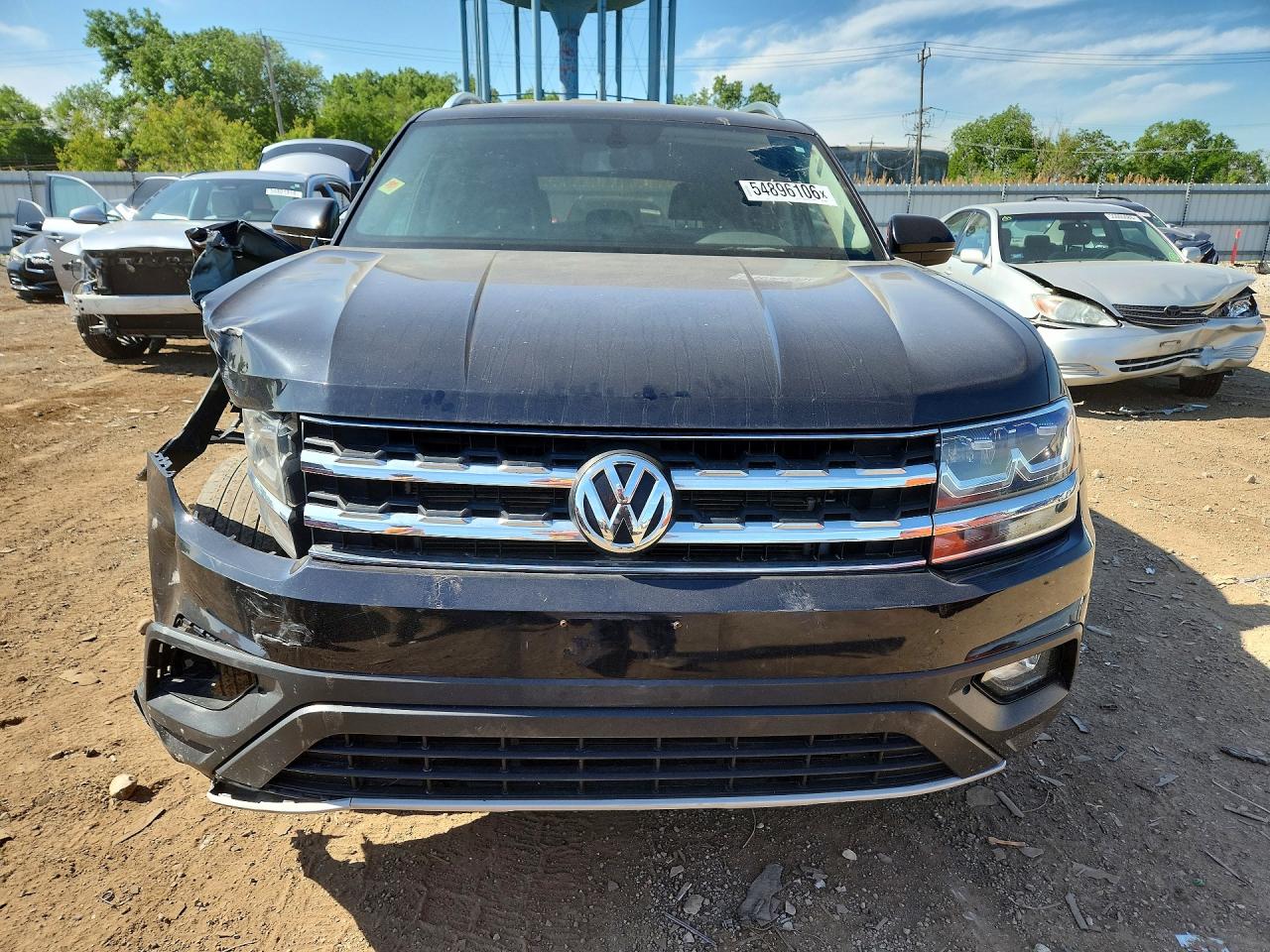 2018 Volkswagen Atlas Se Black vin: 1V2KR2CA8JC505832