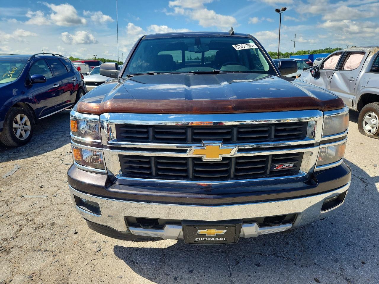 2015 Chevrolet Silverado K1500 Lt Brown vin: 3GCUKREC3FG302891