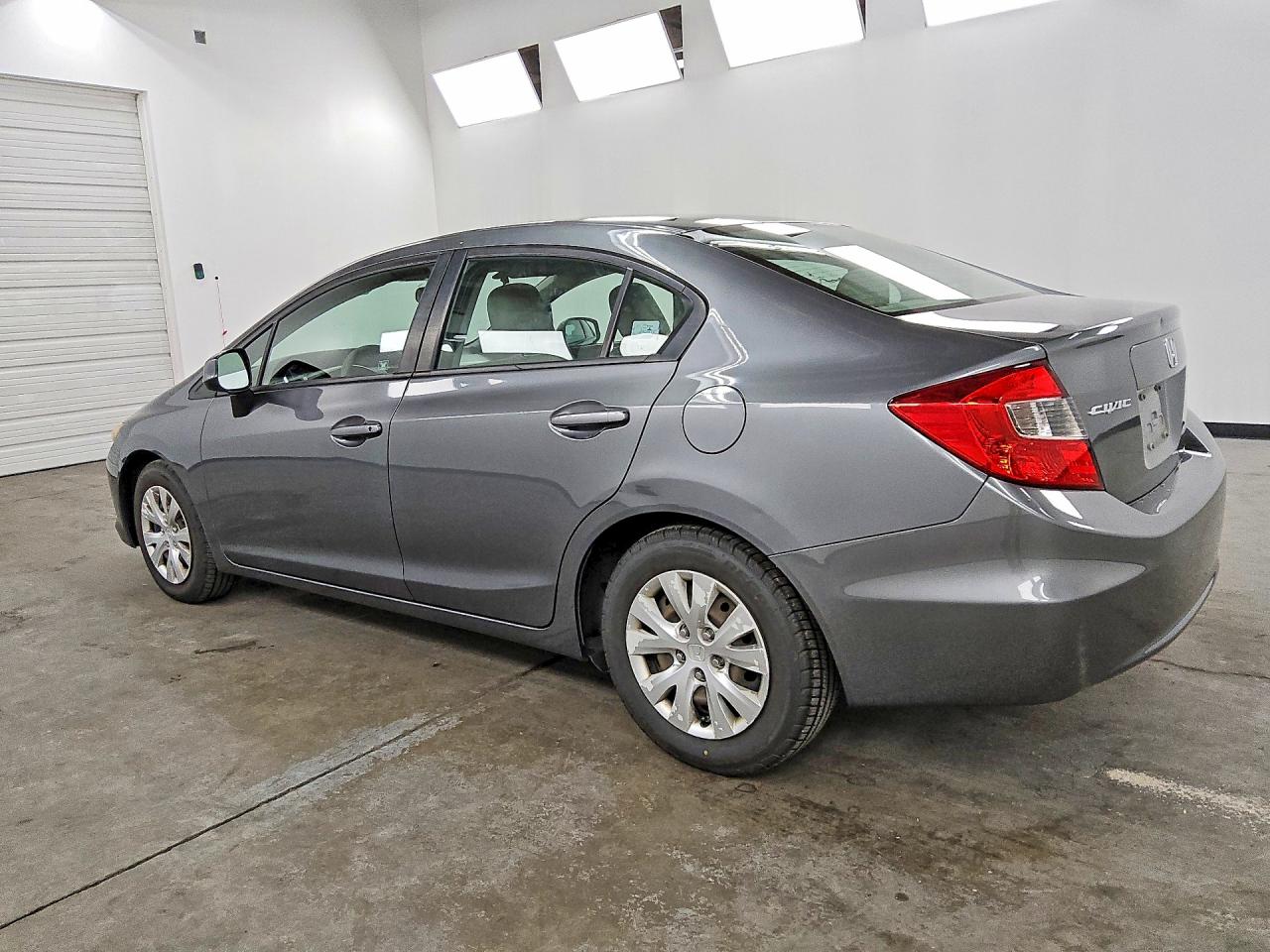 2012 Honda Civic Lx Gray vin: 19XFB2F59CE086732