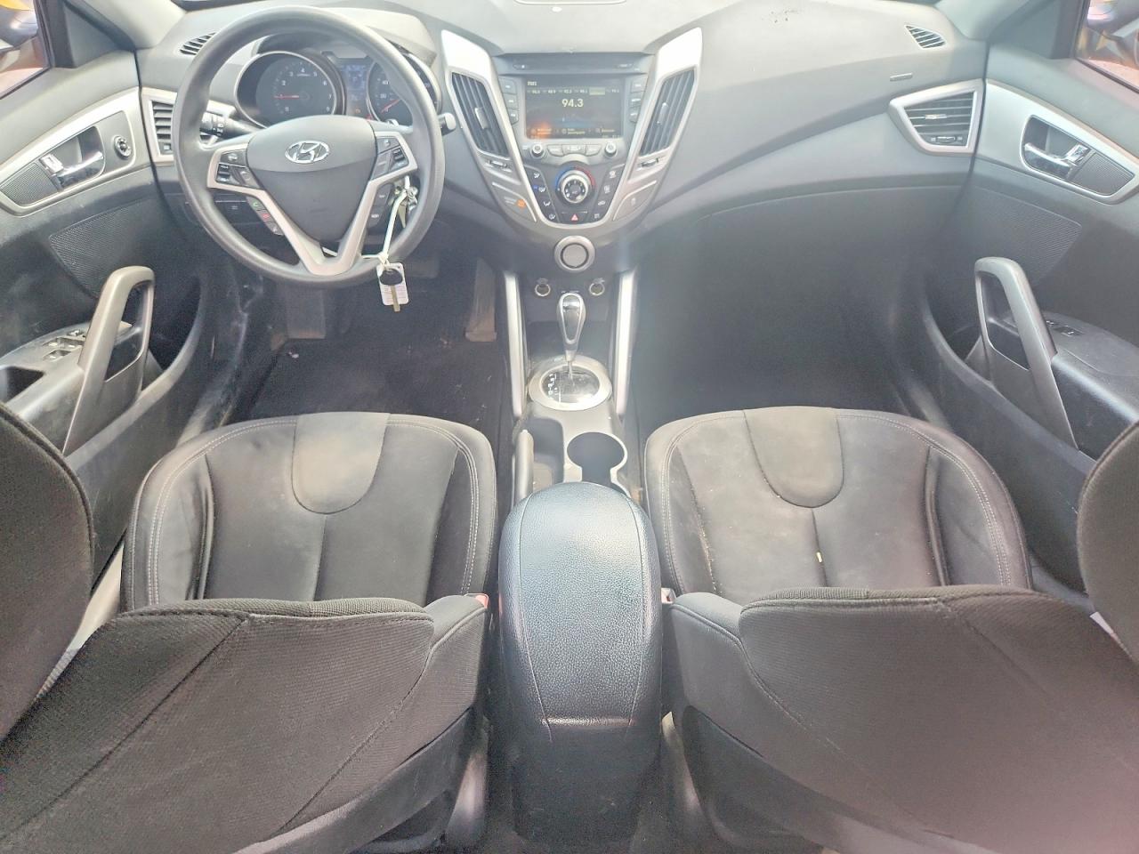 2012 Hyundai Veloster Base Yellow vin: KMHTC6AD8CU078348