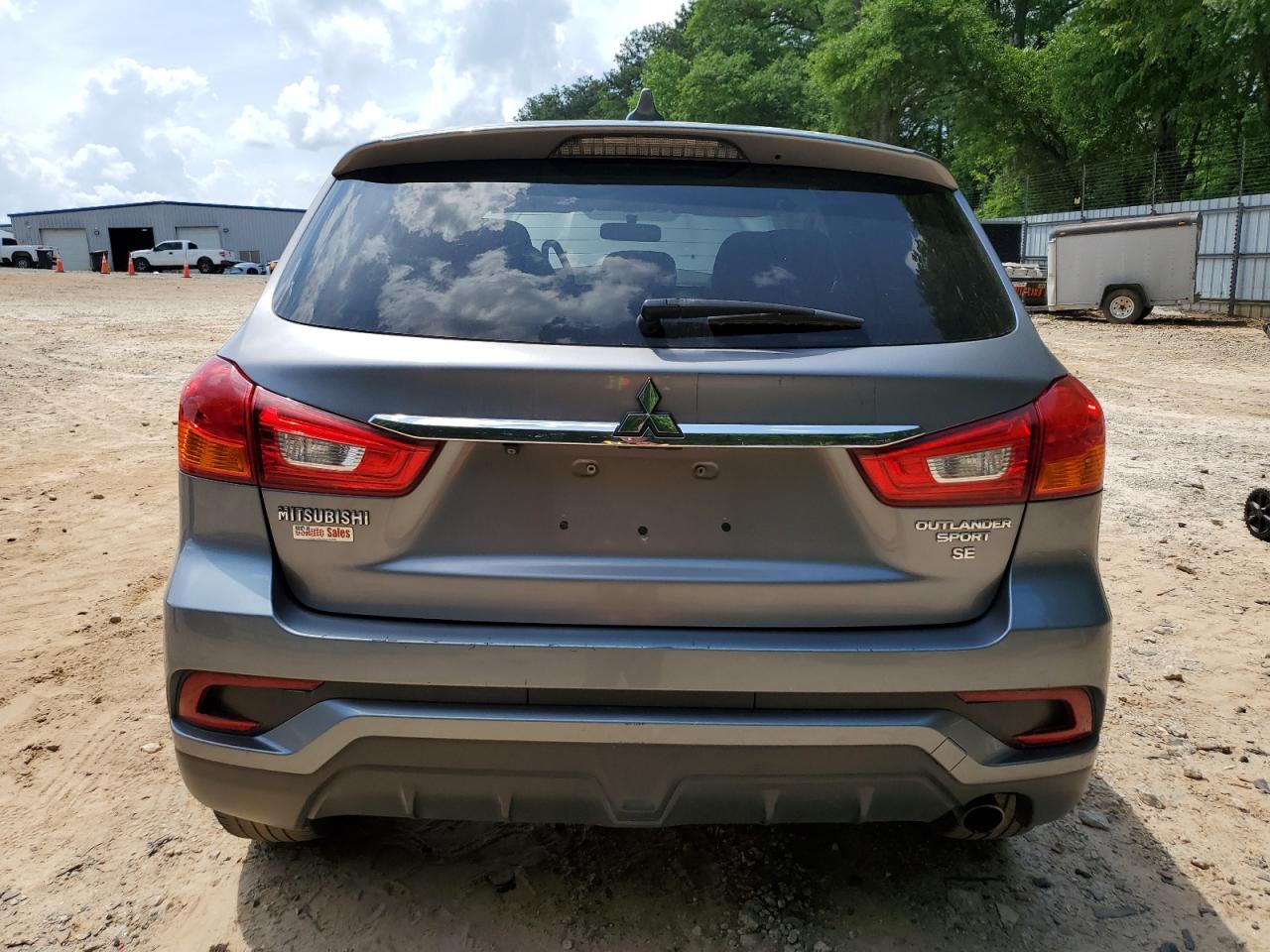 2019 Mitsubishi Outlander Sport Se Gray vin: JA4AP4AU3KU017972 Damage: Rear Bumper, Heavy Scratch, 1 to 2 inches