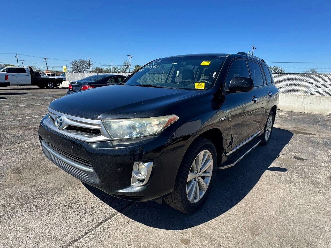 2013 Toyota Highlander Hybrid Limited Black vin: JTEDC3EH0D2015337