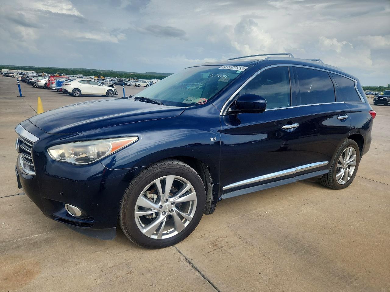 2015 Infiniti Qx60 Base Blue vin: 5N1AL0MM1FC521823
