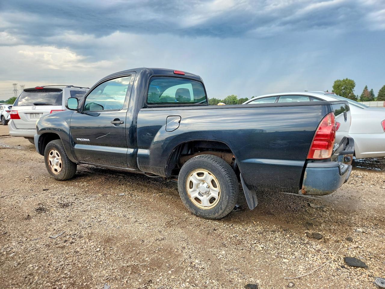 2008 Toyota Tacoma Base Black vin: 5TENX22N38Z532747