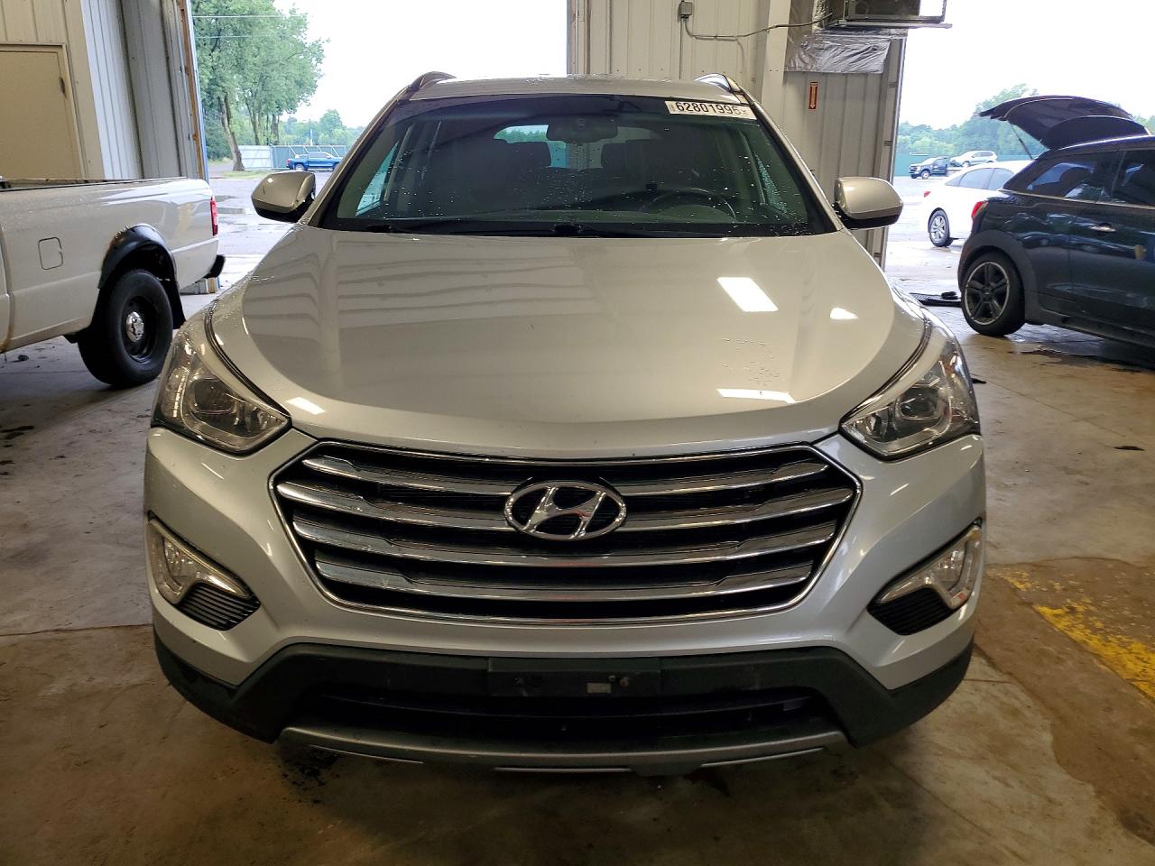 2014 Hyundai Santa Fe Gls Silver vin: KM8SMDHF8EU049343
