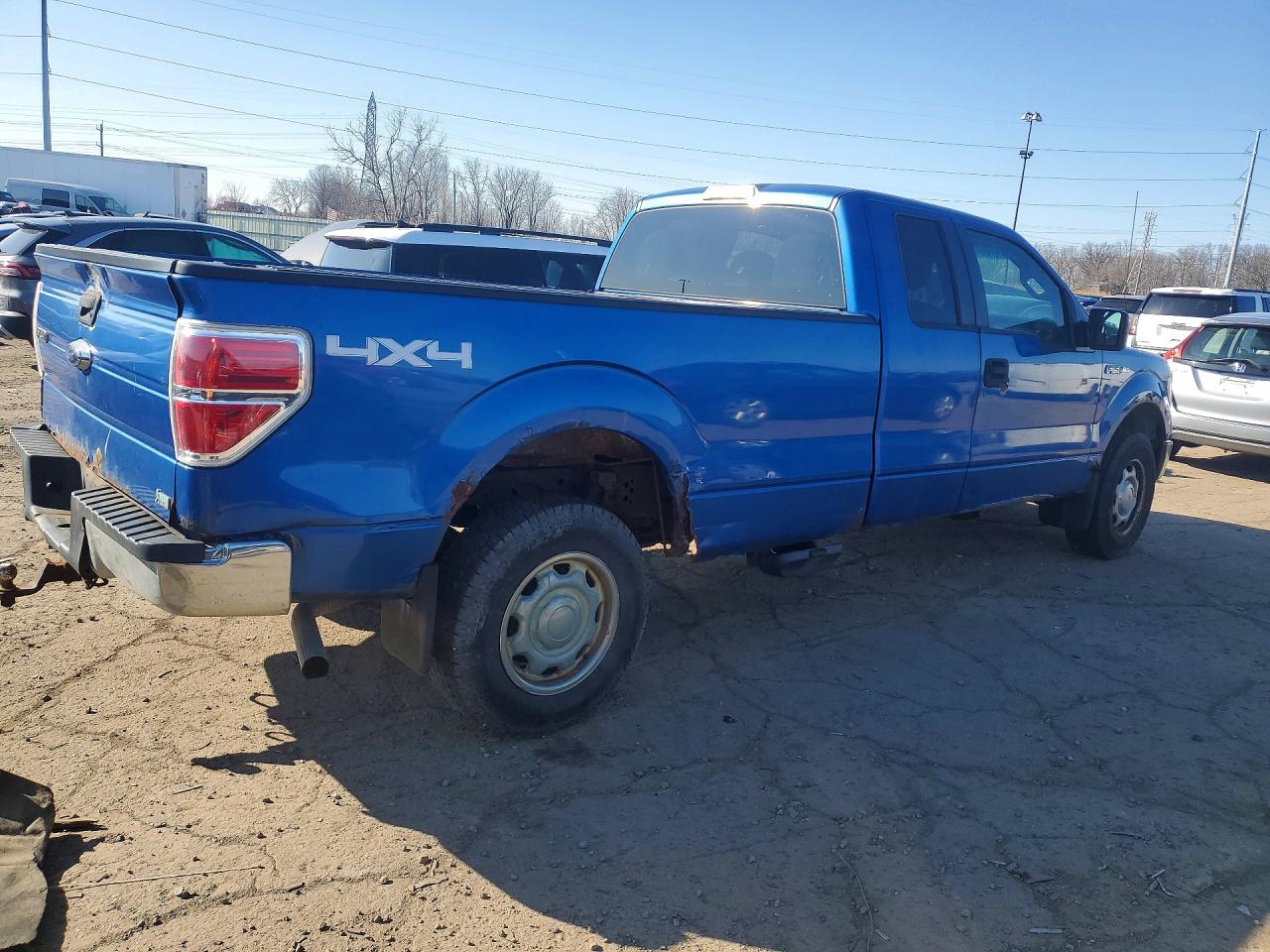 2010 Ford F150 Super Cab Blue vin: 1FTVX1EVXAKE35559