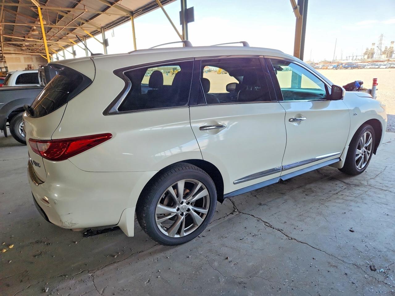 2015 Infiniti Qx60 Base White vin: 5N1AL0MM1FC541036