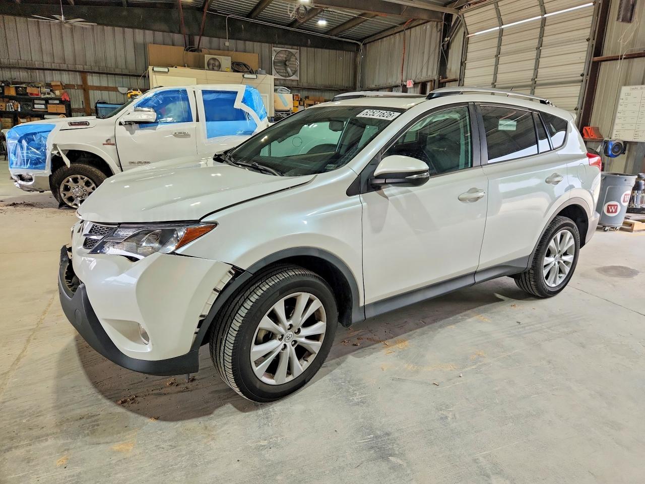 2013 Toyota Rav4 Limited White vin: 2T3DFREV8DW085096