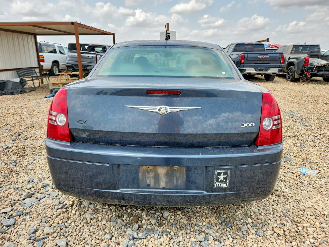 2008 Chrysler 300 Lx Blue vin: 2C3LA43R28H107218