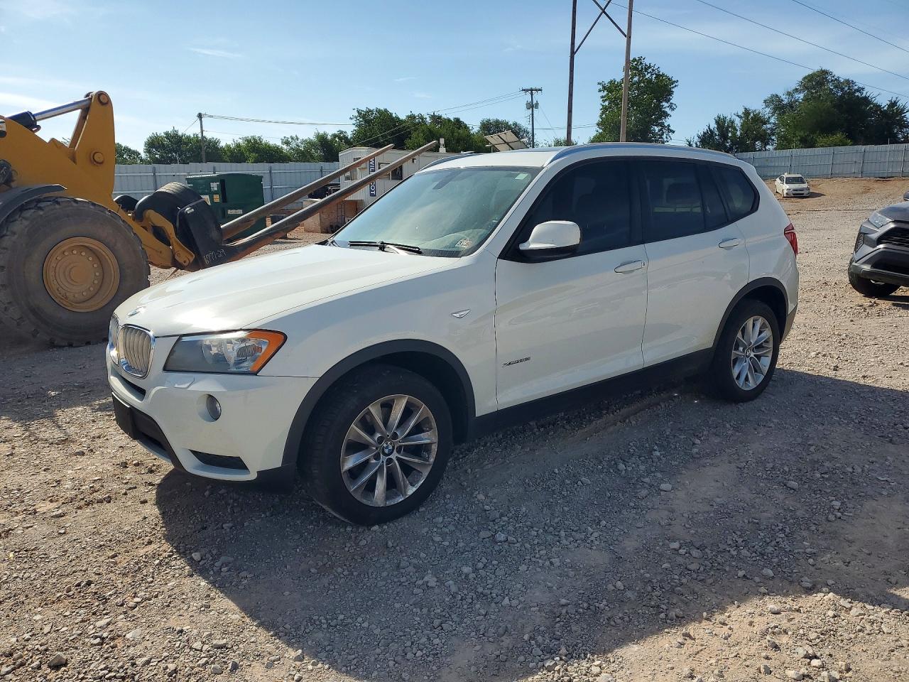 2014 Bmw X3 Xdrive28i White vin: 5UXWX9C51E0D27730