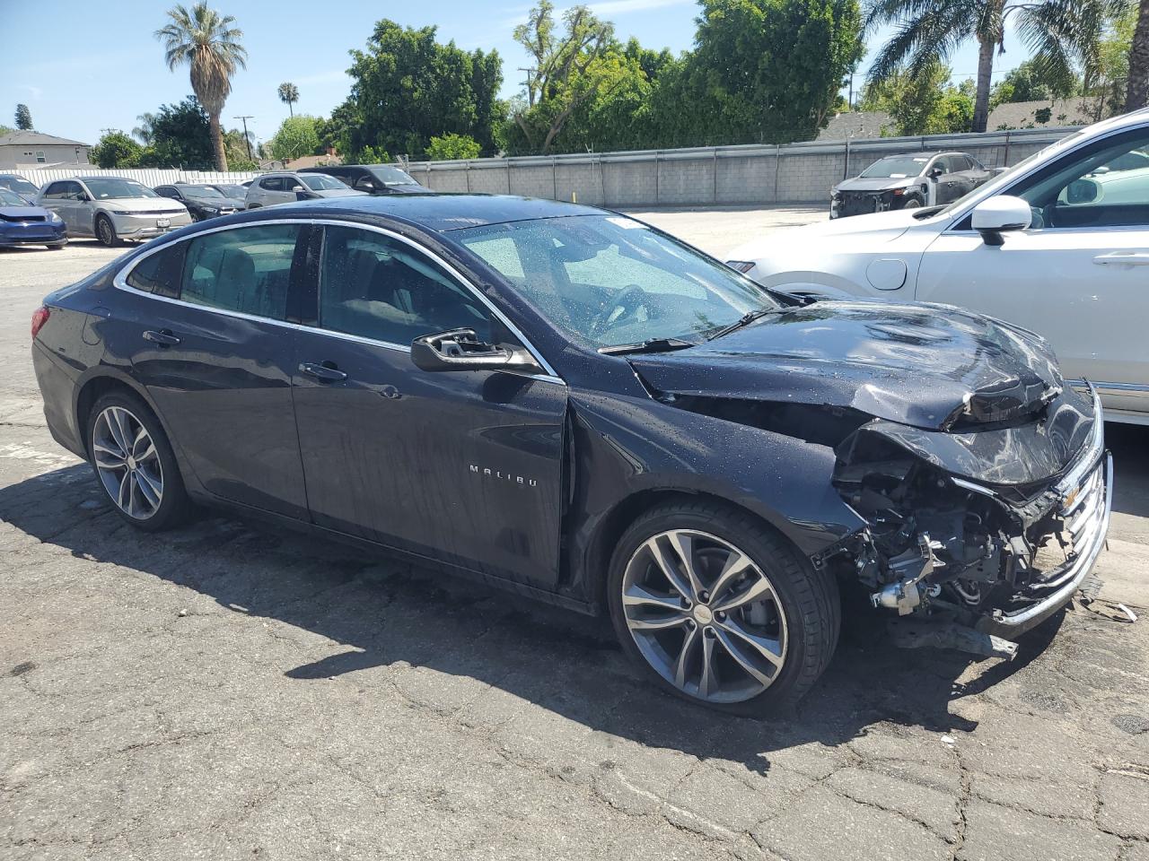 2023 Chevrolet Malibu Lt Серый vin: 1G1ZD5ST5PF219813 Damage: Right Mirror, Broken, Replacement Required