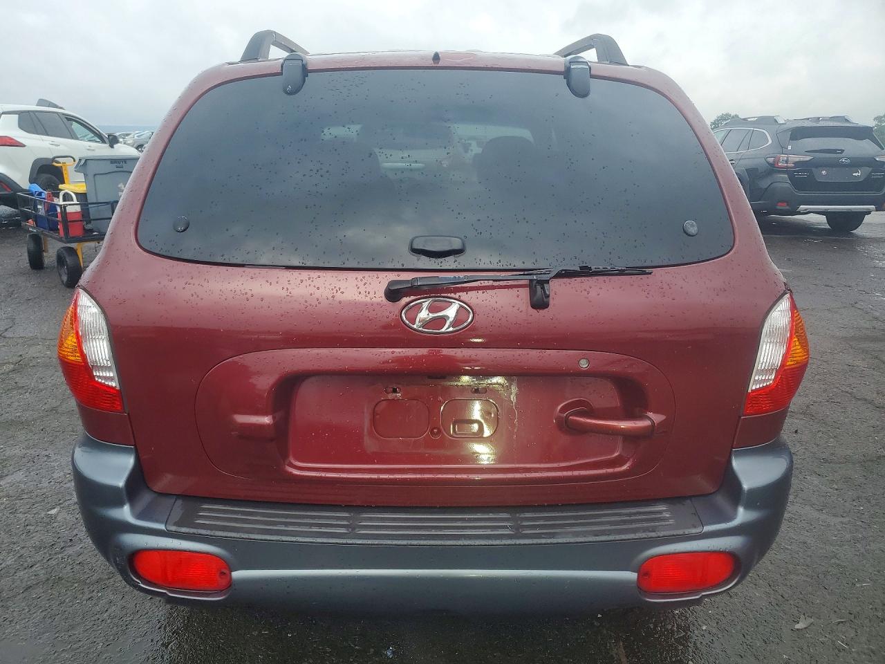 2001 Hyundai Santa Fe Gl Maroon vin: KM8SB82B71U055230