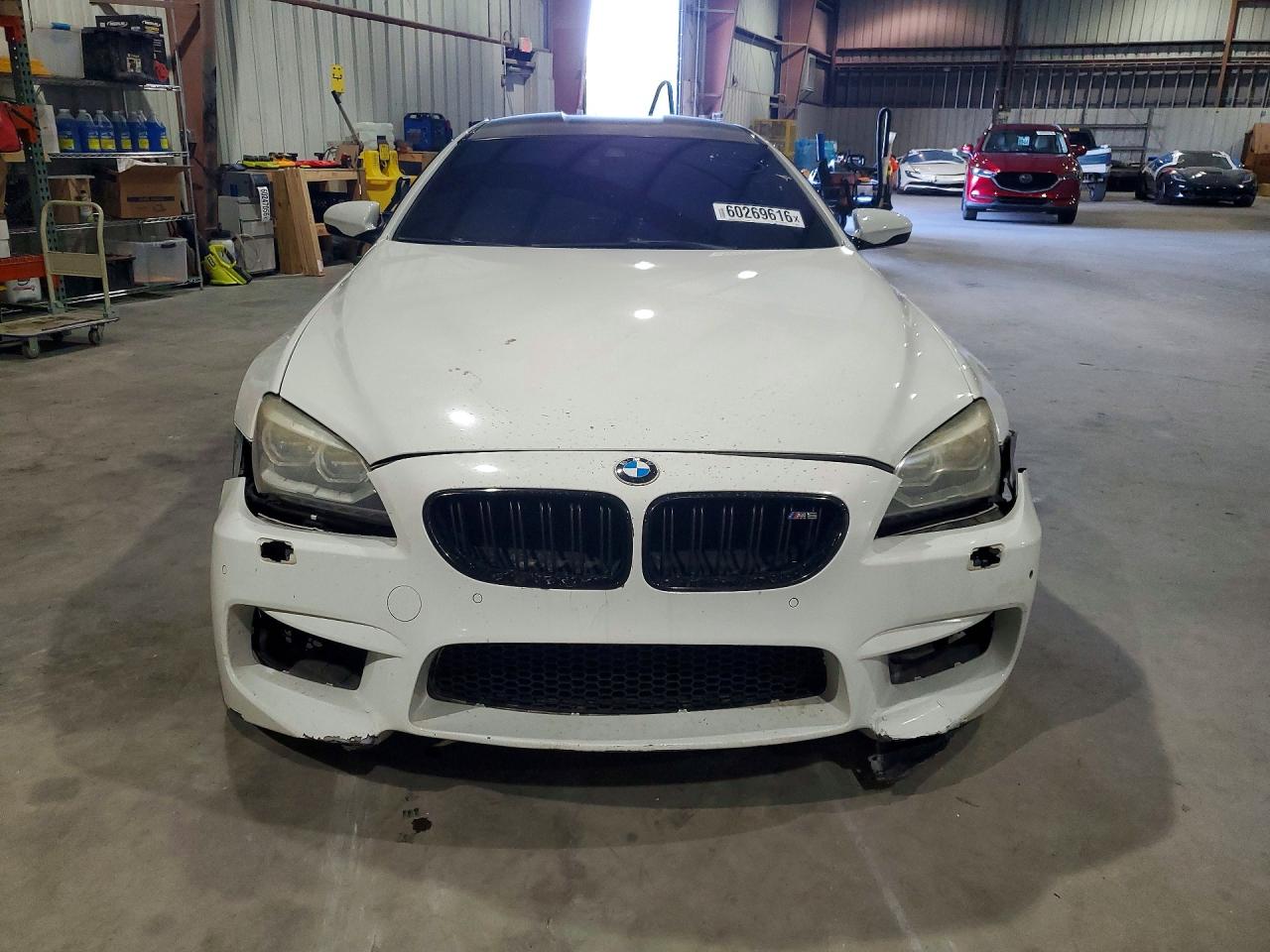 2015 Bmw M6 Gran Coupe White vin: WBS6C9C55FD468037