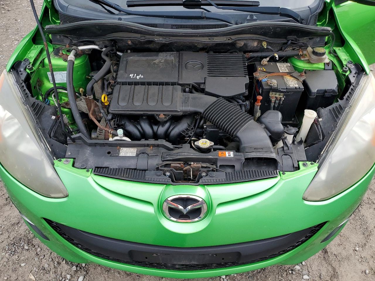 2013 Mazda Mazda2 Green vin: JM1DE1LZXD0163599