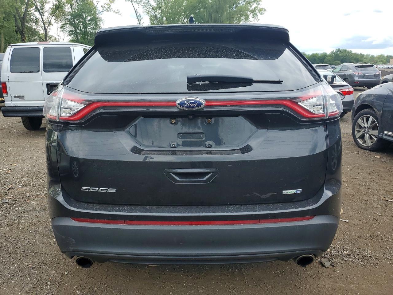 2015 Ford Edge Se Black vin: 2FMTK4G94FBC08534
