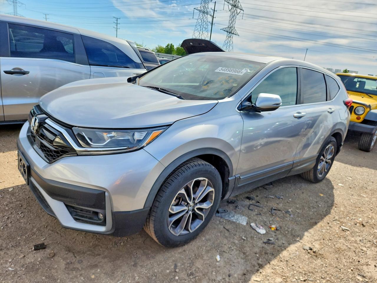 2020 Honda Cr-v Exl Silver vin: 2HKRW2H84LH634429