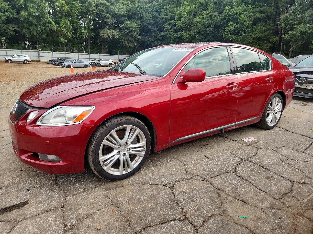 2007 Lexus Gs 450h Red vin: JTHBC96S375006707
