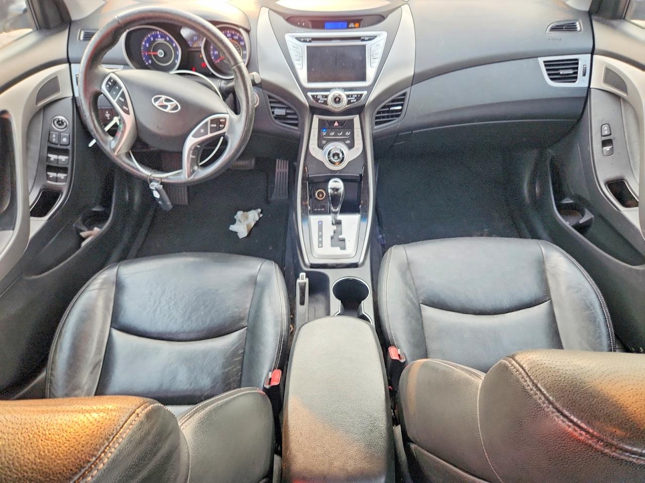 2012 Hyundai Elantra Limited Серебряный vin: KMHDH4AE5CU385320