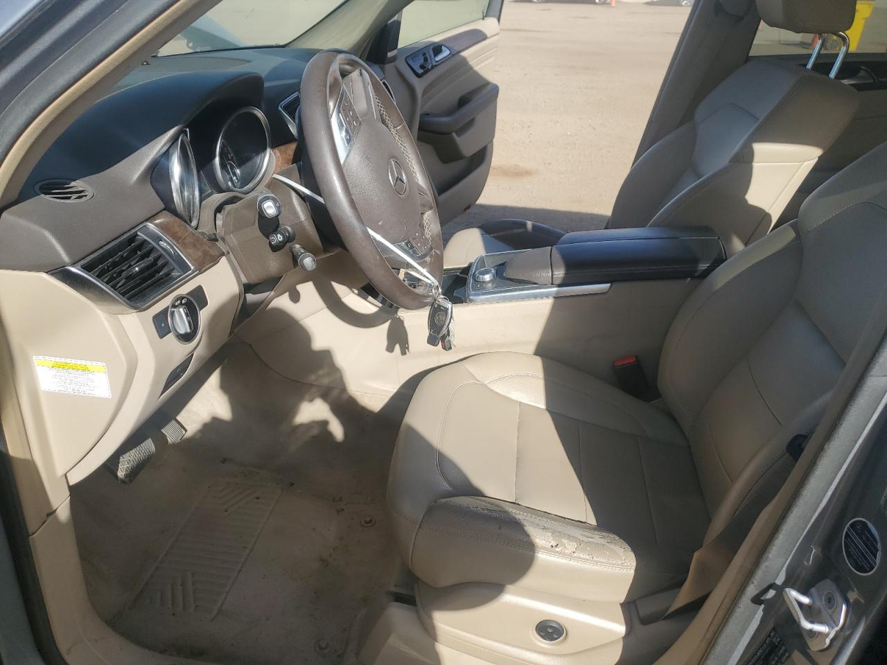 2012 Mercedes-benz Ml 350 4matic Gray vin: 4JGDA5HB1CA011813