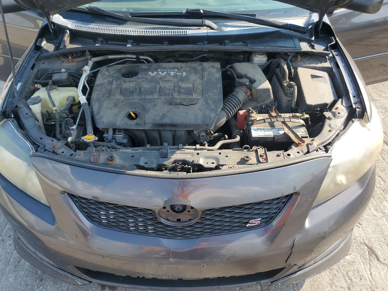 2010 Toyota Corolla S Угольный vin: 1NXBU4EE6AZ372568