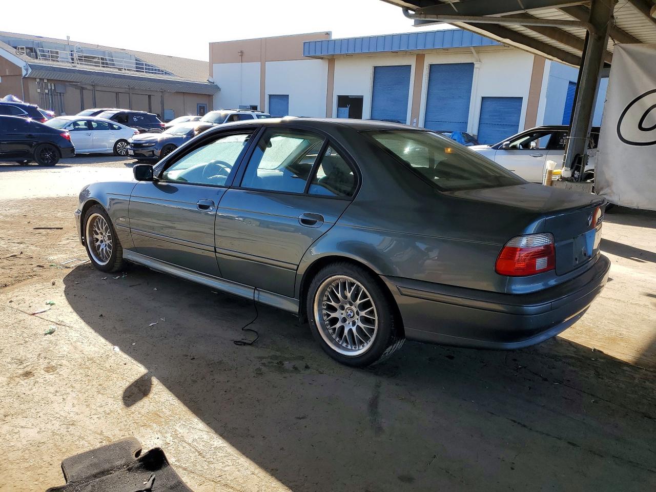 2003 Bmw 530 I Automatic Blue vin: WBADT634X3CK35936