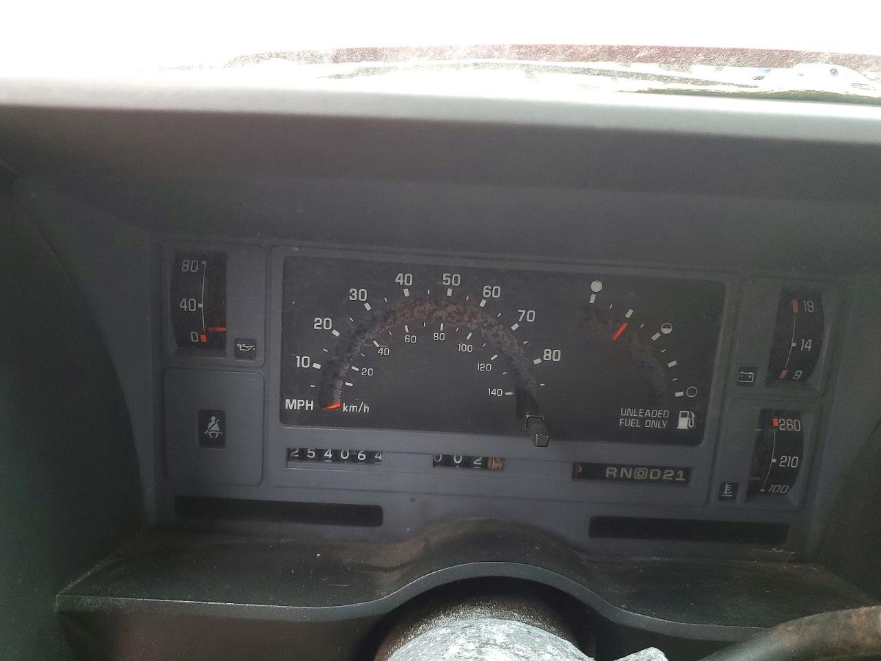 1992 Chevrolet Blazer S10 Burgundy vin: 1GNDT13Z5N2158880