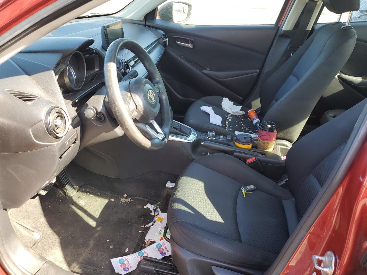 2019 Toyota Yaris L Red vin: 3MYDLBYV8KY517335