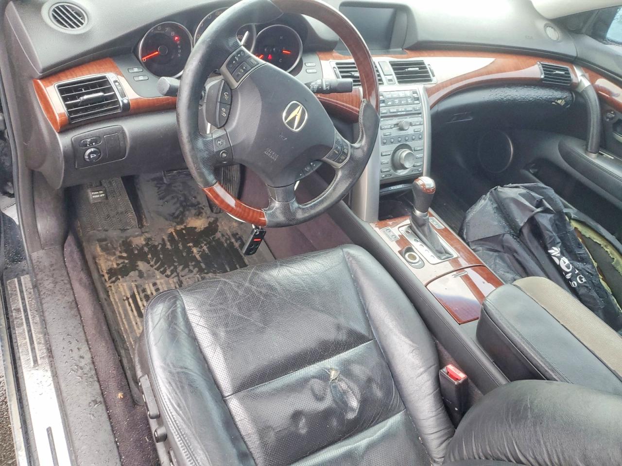 2009 Acura Rl Black vin: JH4KB26649C000149
