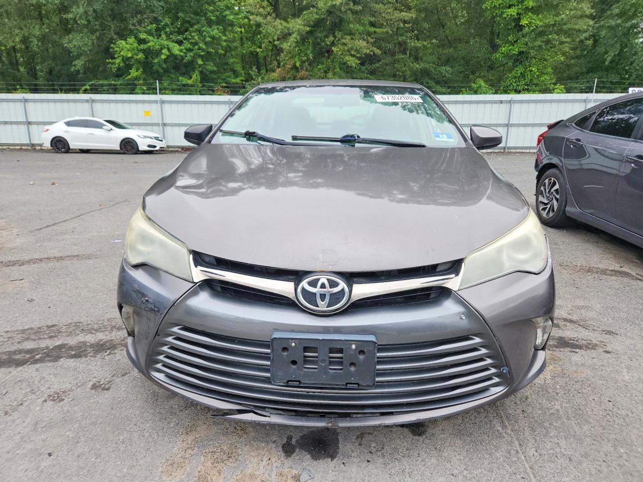 2015 Toyota Camry Le Серый vin: 4T4BF1FK8FR454196