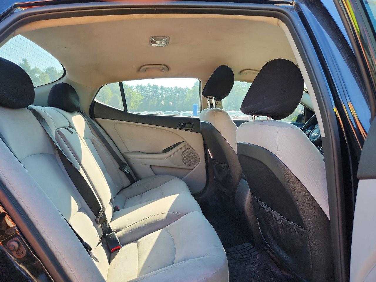 2015 Kia Optima Lx Black vin: 5XXGM4A76FG354635