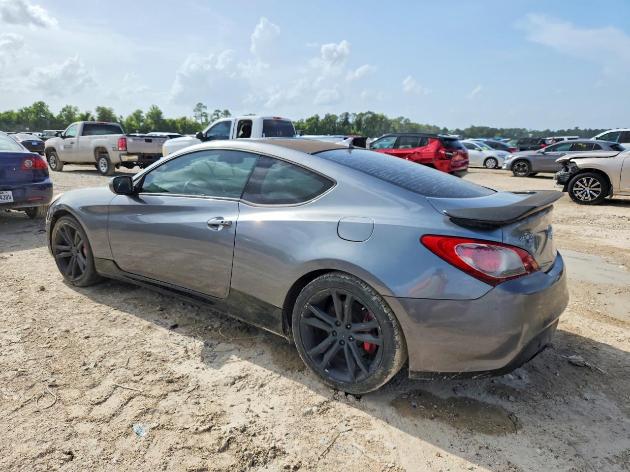 2010 Hyundai Genesis Coupe 2.0t Track Gray vin: KMHHT6KD4AU027429