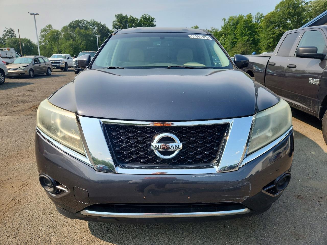2013 Nissan Pathfinder S Gray vin: 5N1AR2MM1DC645324