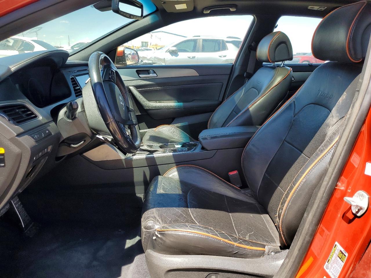 2015 Hyundai Sonata Limited 2.0t Orange vin: 5NPE34AB2FH146383