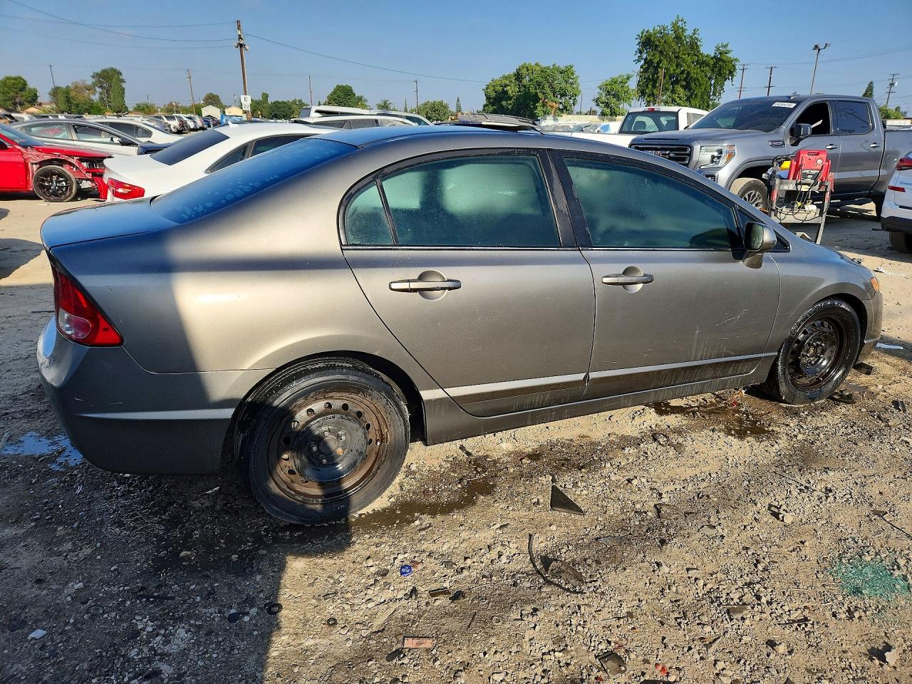 2006 Honda Civic Lx Gray vin: 1HGFA16556L141946