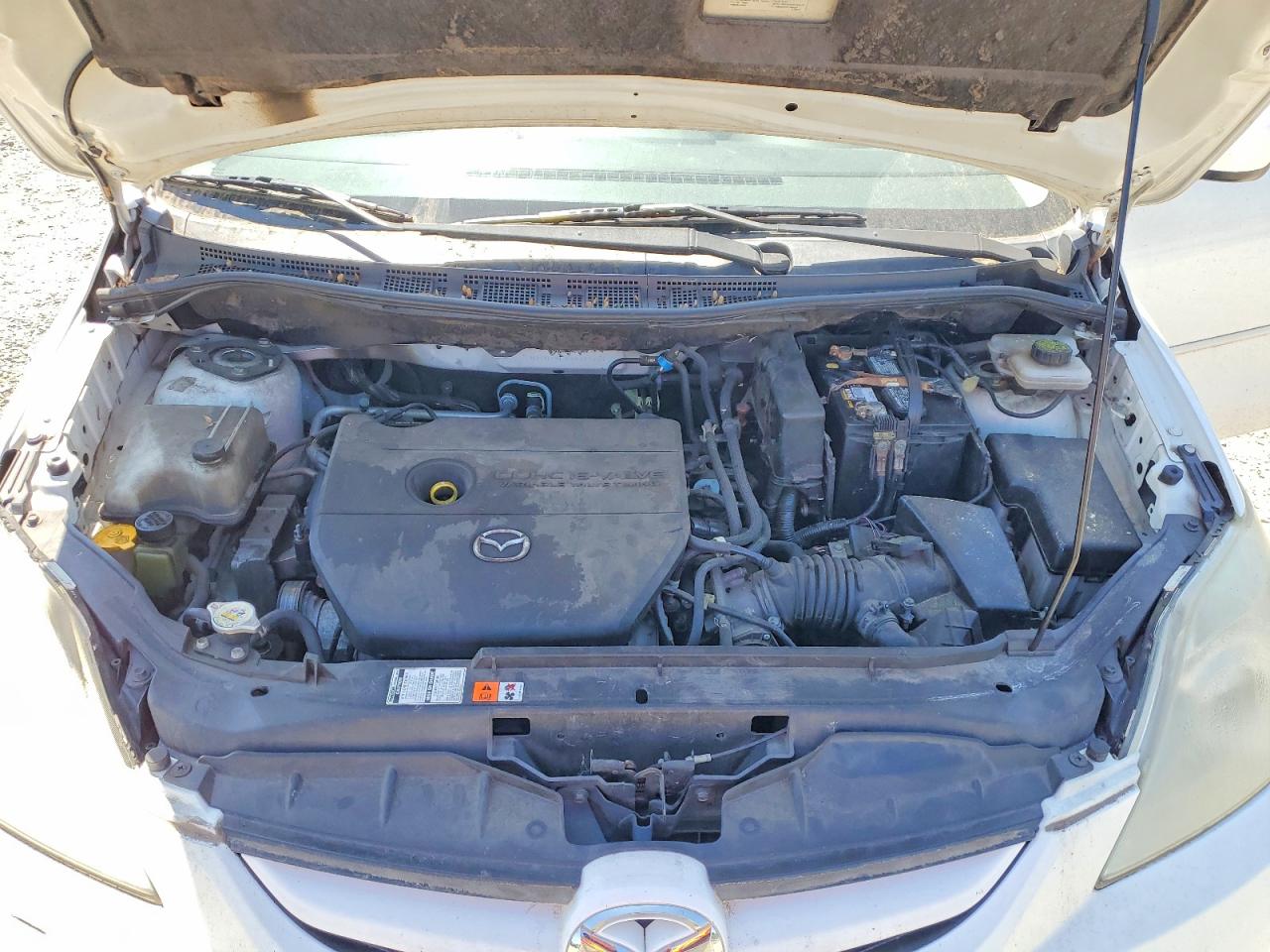 2009 Mazda 5 Sv White vin: JM1CR29L690347857