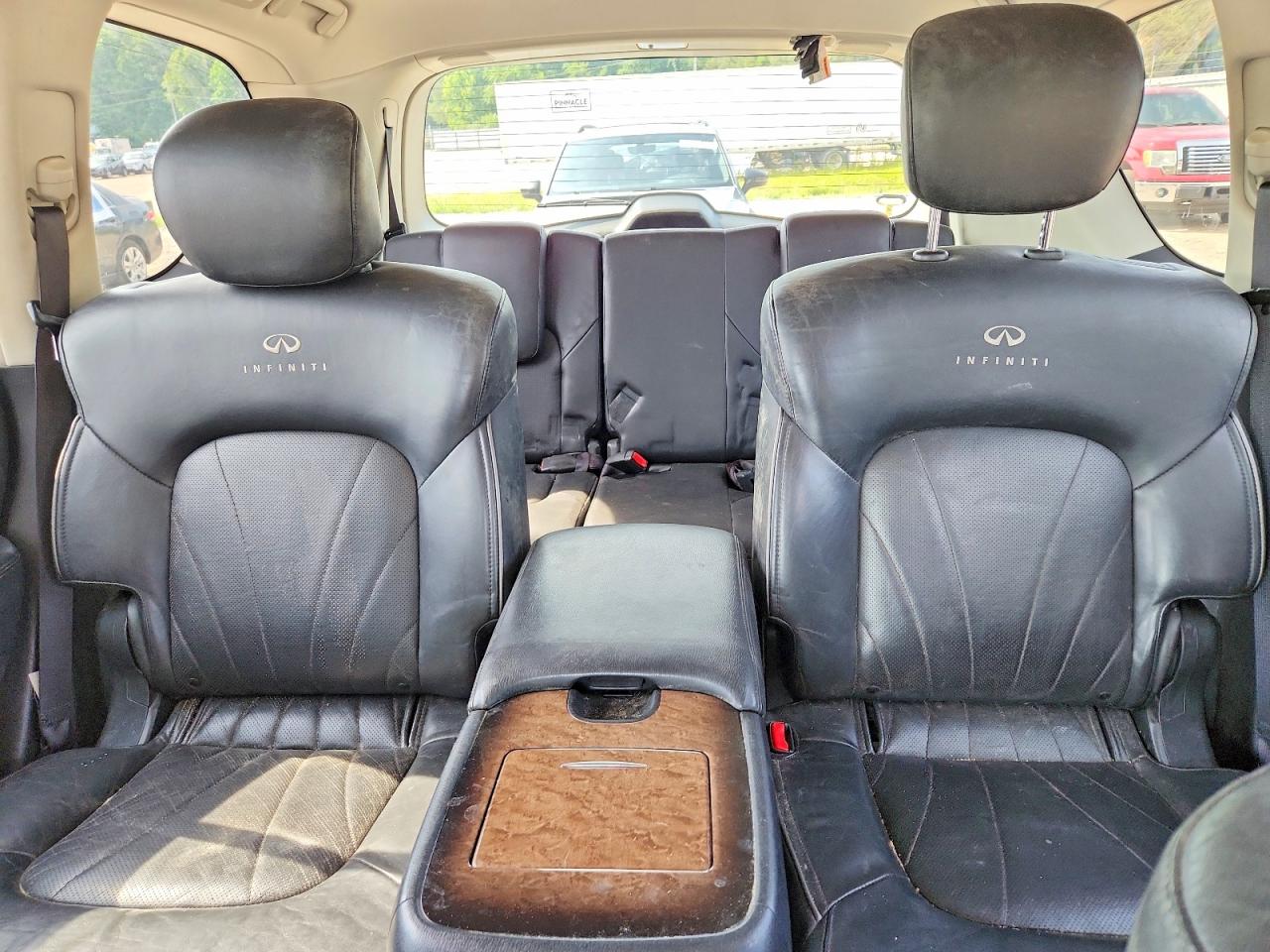 2013 Infiniti Qx56 Base Burgundy vin: JN8AZ2NE9D9041369