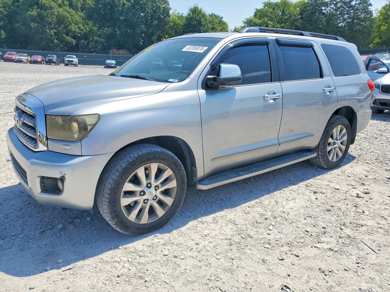 2010 Toyota Sequoia Limited Silver vin: 5TDJW5G1XAS026084