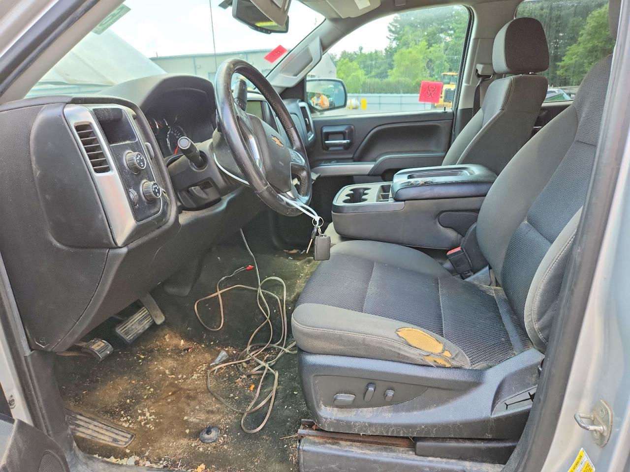 2014 Chevrolet Silverado K1500 Lt Silver vin: 1GCVKREC2EZ297993