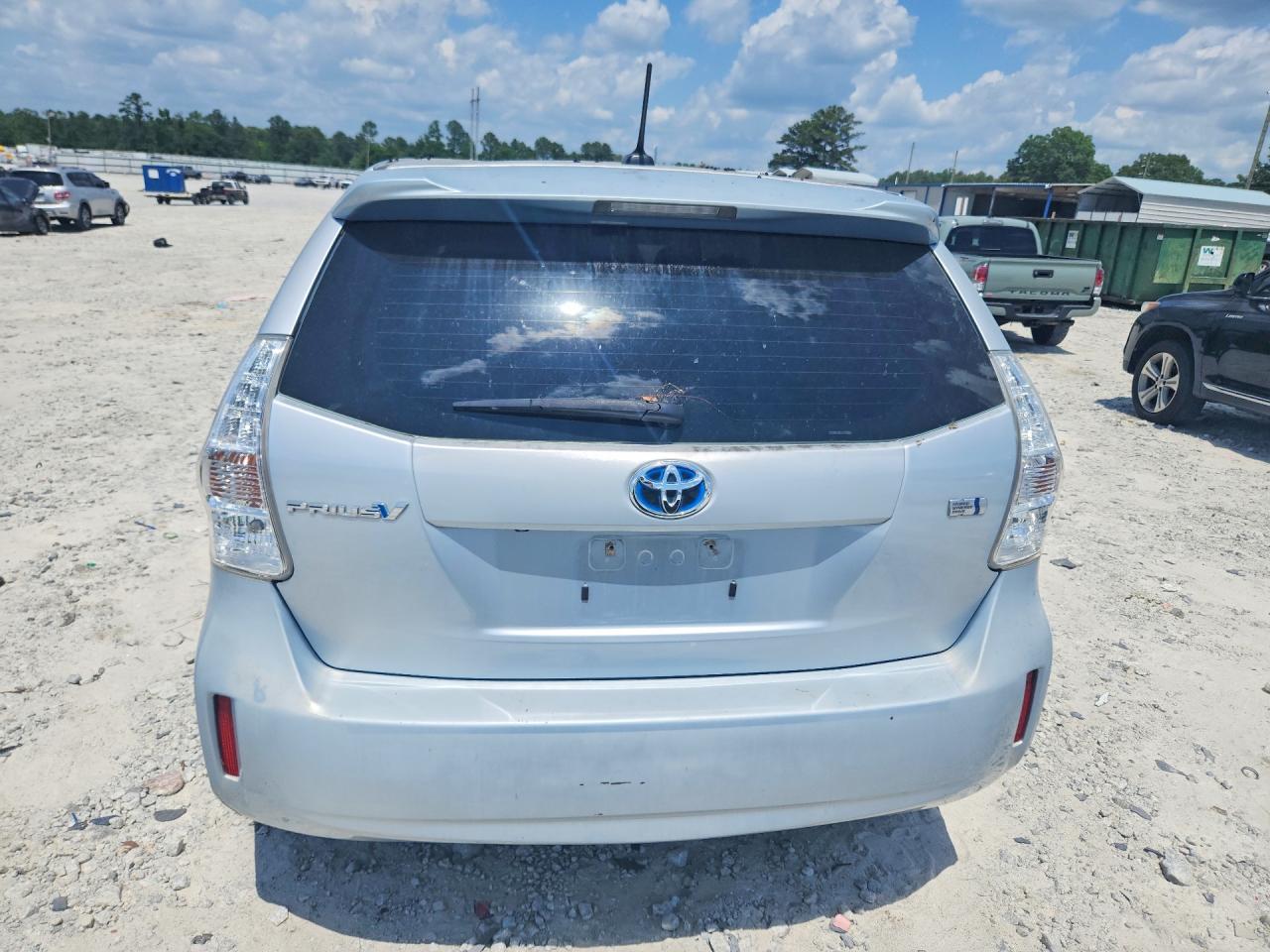 2013 Toyota Prius V Five Silver vin: JTDZN3EU9D3216620