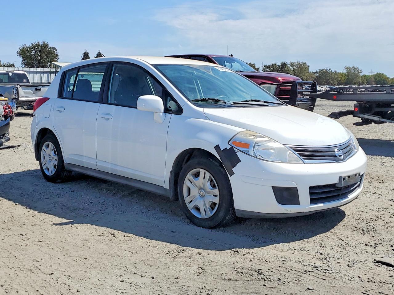 2012 Nissan Versa 1.8 S White vin: 3N1BC1CP2CK239449