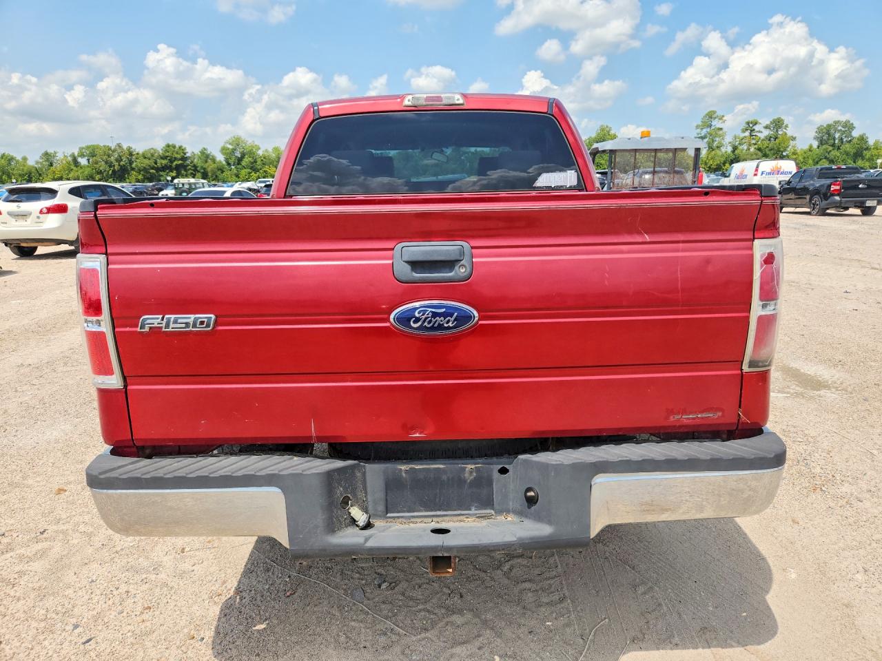 2009 Ford F150 Supercrew Red vin: 1FTPW14V59FA45373