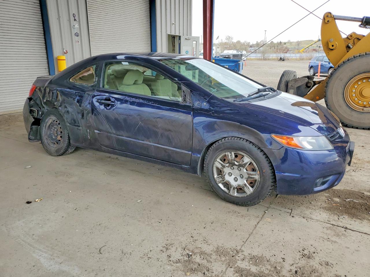 2006 Honda Civic Lx Blue vin: 2HGFG12606H583933