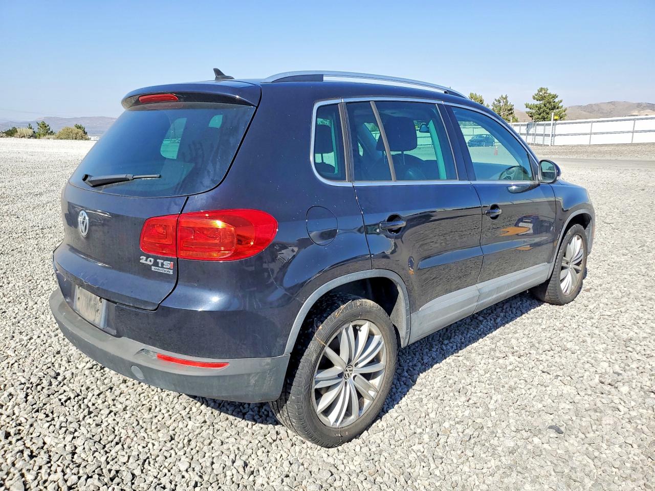 2012 Volkswagen Tiguan S Black vin: WVGBV7AX4CW518544
