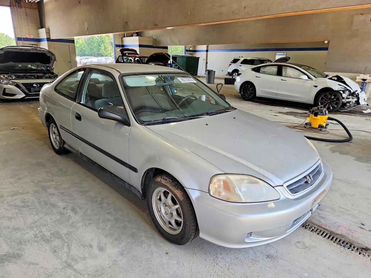 2000 Honda Civic Hx Silver vin: 1HGEJ7221YL124462