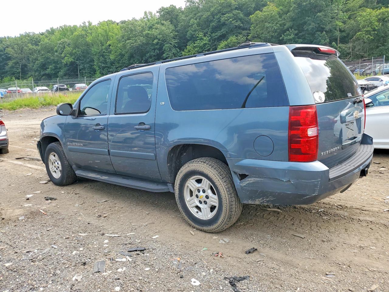 2008 Chevrolet Suburban K1500 Ls Blue vin: 1GNFK163X8J246000