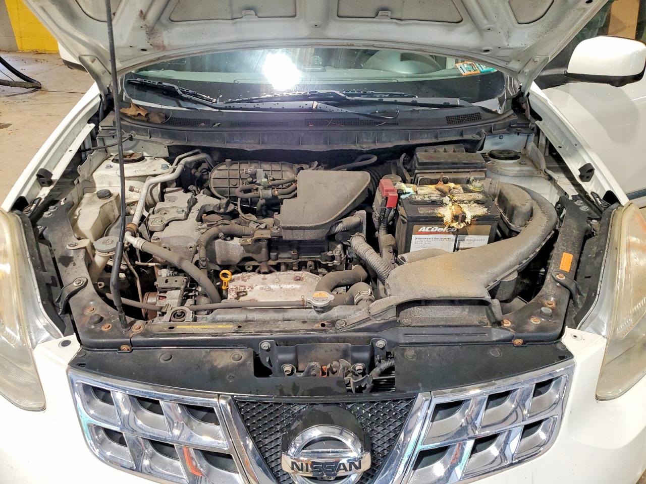2013 Nissan Rogue S Белый vin: JN8AS5MV5DW654422